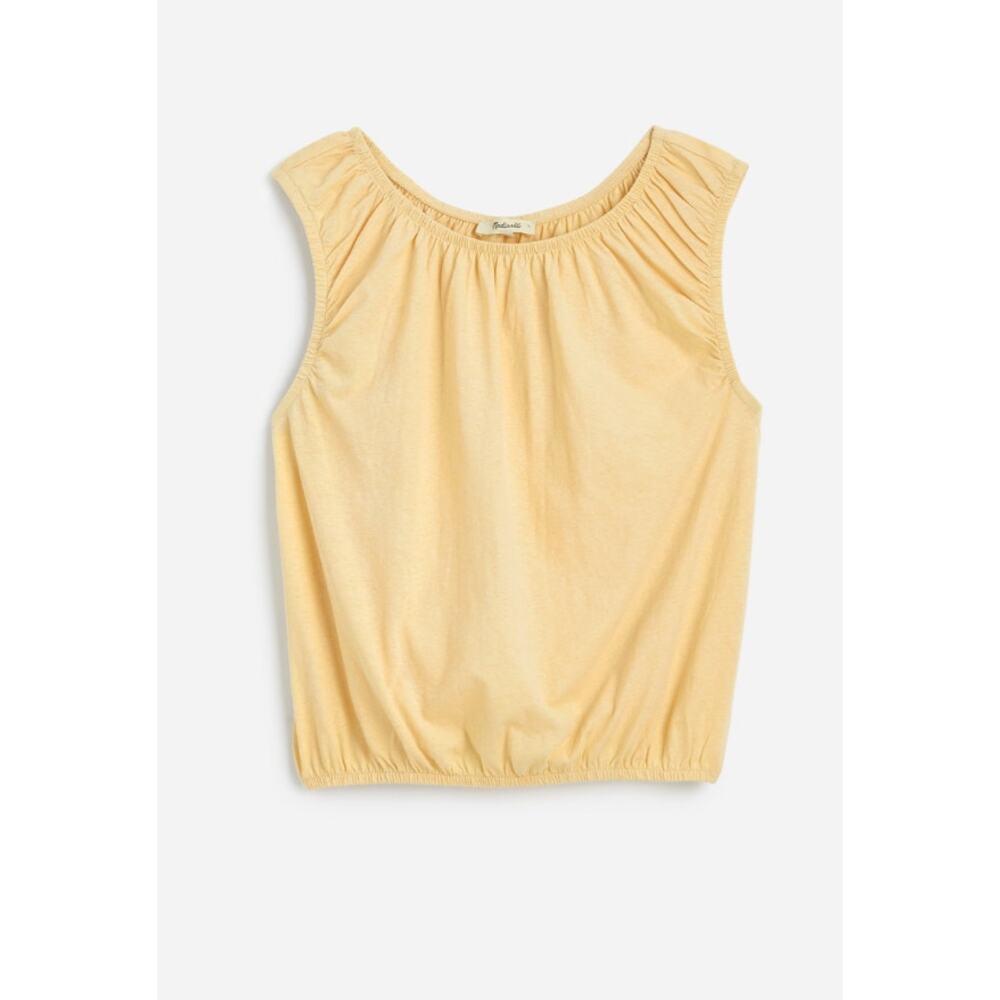 Madewell | NWT Bubble Tee in Pale Chamois Butter Yellow | Sz XS